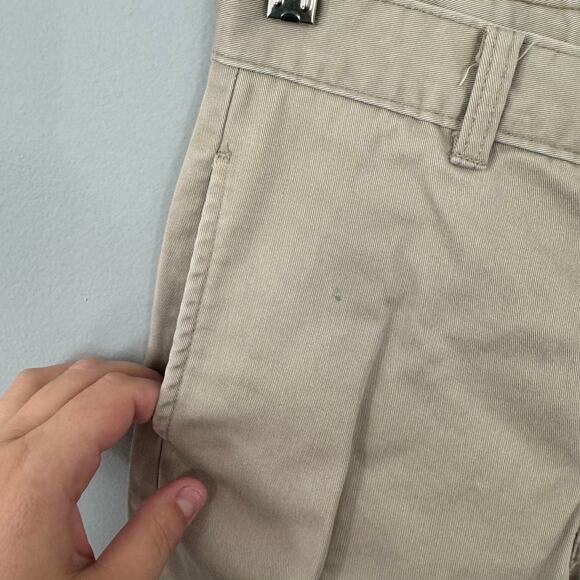 George Boys Adjustable Waist Light Khaki Pants Size 14 w/ Pockets School Uniform - Picture 2 of 6